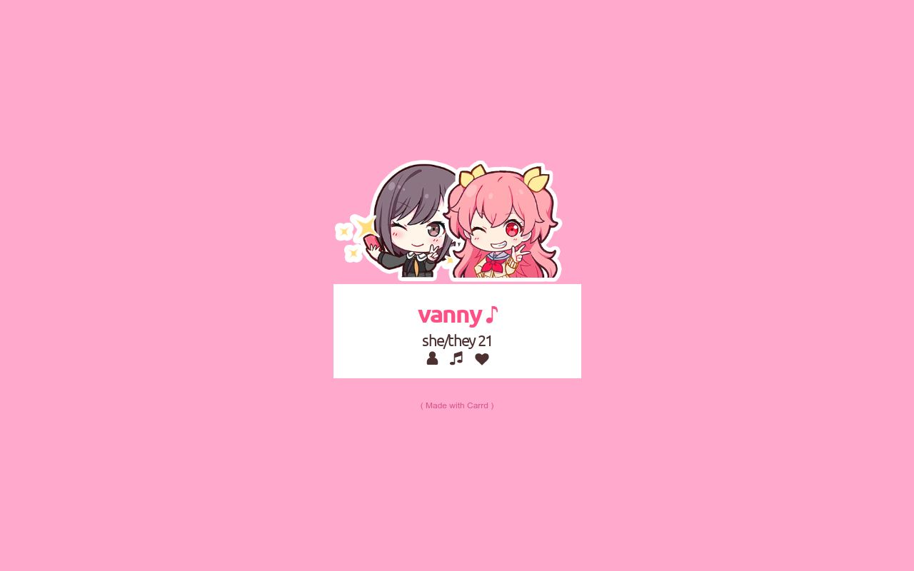 Carrd profile picture for @luka